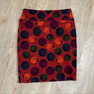 Lularoe Cassie XL in the best multicolor polka dot print!!